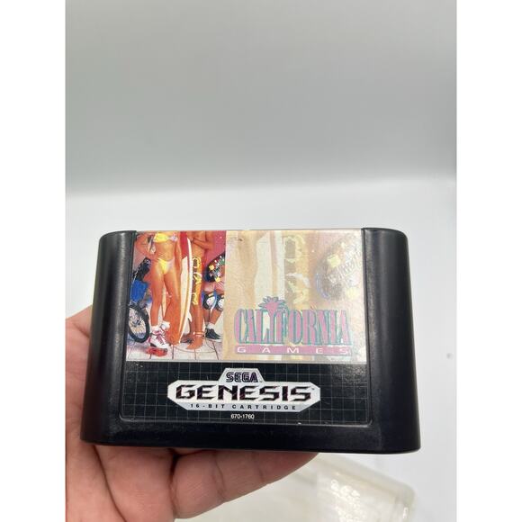 Vintage California Games (Sega Genesis, 1991) With Original Case - Picture 4 of 7